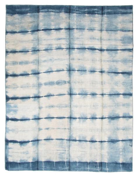 vintage shibori kilim